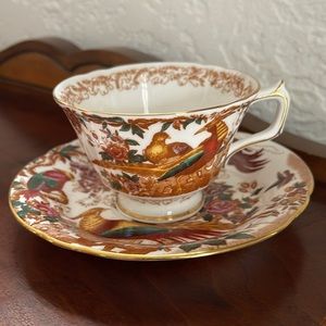 Vintage Olde Avesbury Teacup and Saucer by Royal Crown Derby